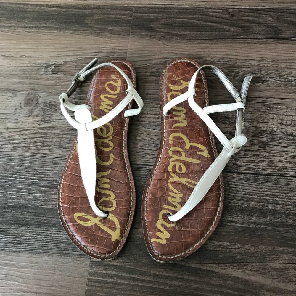 White Sam Edelman Sandals